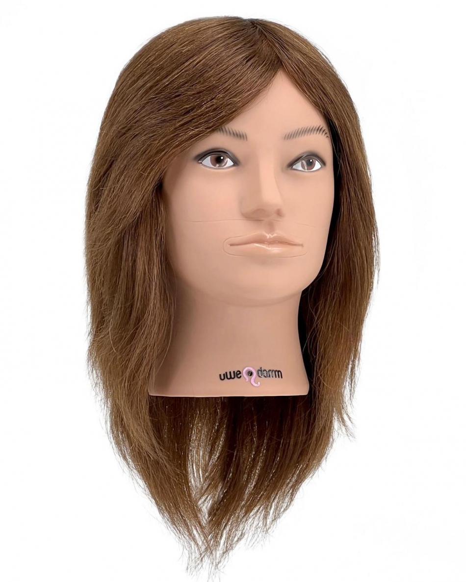 Paul Traininghead With 20 Cm Indian Human Hair Brown Natural Fall paul-traininghead-with-20-cm-indian-human-hair-brown-natural-fall